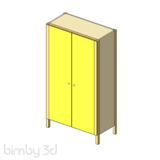 Armoire 2 portes battantes