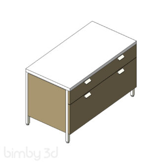 COALESSE Metro TOPO Storage Pedestal 38quot 7424