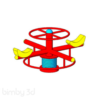 Children park furniture spring mountable AXL 101K 12072