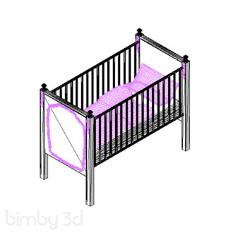 Crib baby bed furniture 13387