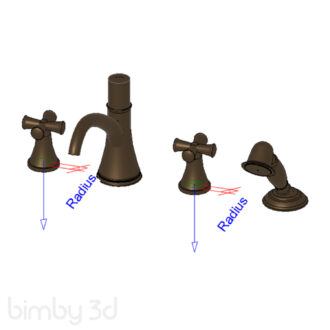 Faucet Brizo Baliza Lavatory Faucet T67305LF LHP 2