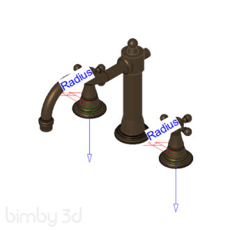 Faucet Brizo Tresa 3 Hole Roman Tub Lavatory Faucet T67338