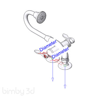 Faucet Wall Mount Lavatory KOHLER Triton Bowe Cannock K 730T70