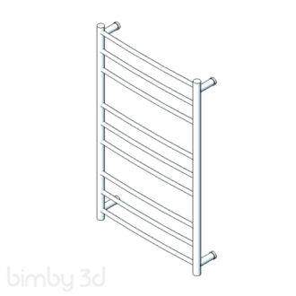 Heated towel Rail 9 Bar 7020