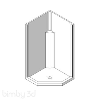 Kohler K 1517 Cap Cod 40 inch Neo angle Shower 1286