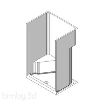 Kohler K 1597 Cancun 48 inch Shower Module 1279