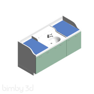 Loxos Standcreche 220 Lavabo 3D-T FBLR