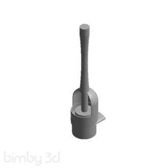 Nylon Cup Soap and Toilet Brush Holder PonteGiulio