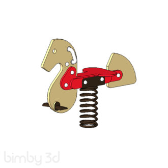 Playground Horse Spring Rider 15831