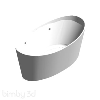 Plumbing Fixture Bathtub BainUltra Evanescence Oval 6636