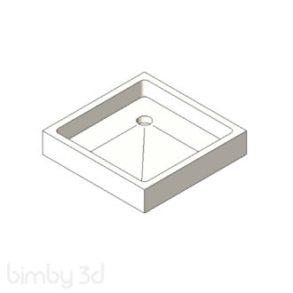 Receveur d'angle Vidange en angle