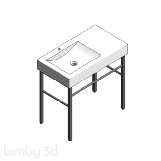 Sanitary Basins Simas Frozen washbasin 90