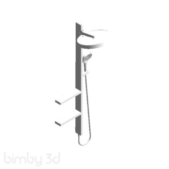 Sanitary Showers hansgrohe 26842700 Rainfinity Showerpipe