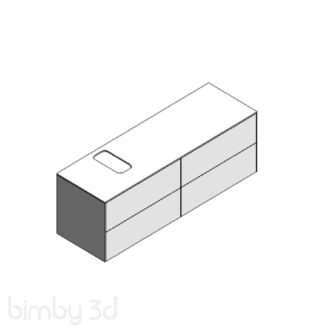 Sanitary Storage Ideal Standard Conca 160X50X55