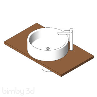 Sink Bathroom Modern Shelf (1)