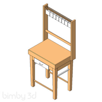 Table ButcherBlock PotRack Reed