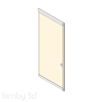 Toilet Cubicle End Adjacent Wall