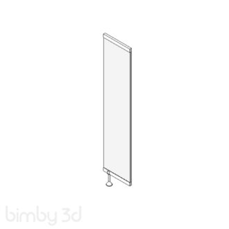 Toilet Cubicle Extension Panel