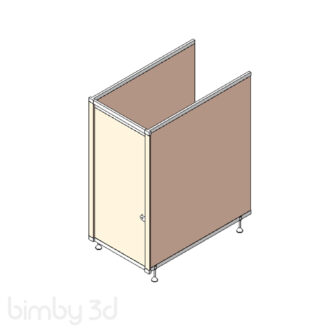 Toilet Cubicle Middle Section