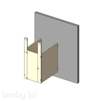 Toilet Partition AmericanSanitary Ceiling Stile