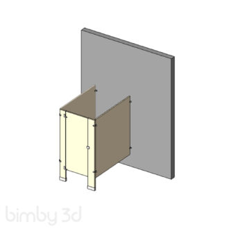 Toilet Partition AmericanSanitary Floor Stile