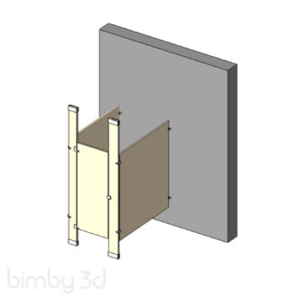 Toilet Partition AmericanSanitary Floor to Ceiling