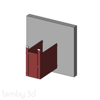 Toilet Partition Ironwood Baker