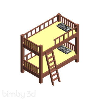 Twin Bed Bunk 6185