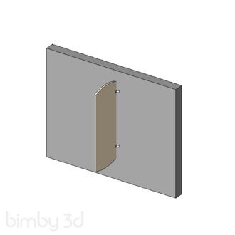 Urinal Screen Hadrian WallMount