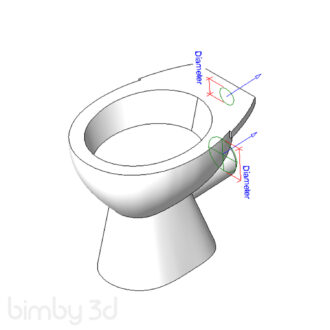WC FloorMounted Vitra ArkitektSeries 6553L003 0101