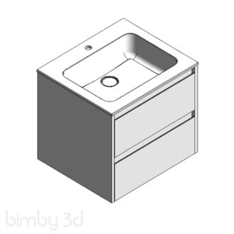 alterna all day vanity unit with astone mineral basin