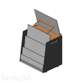 children039s book cart 4025