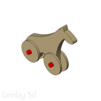 children toy caballito de madera 11980