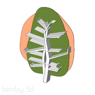 tree shaped bookshelves 18078