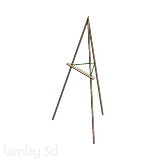 Easel 3 Leg Oak Marsh