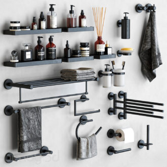 Bathroom accessories set 001