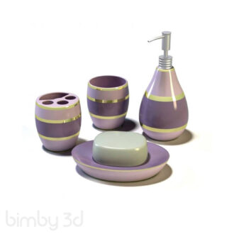 Bathroom accessories set 006
