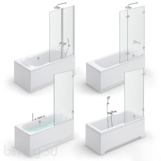 Bath set Ravak set 118 (City Slim Fresia Domino10)