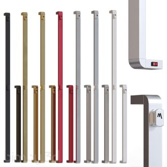 Electric heated towel rail Panorama 686 from Margaroli