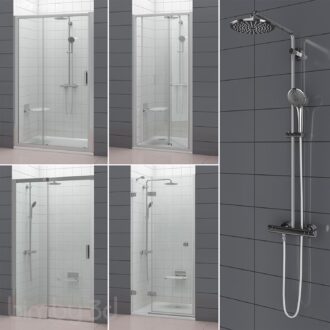 Set of shower doors RAVAK set 52