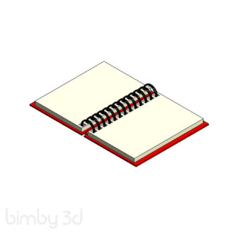 Cuaderno de aros abierto 11695