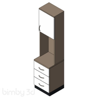 Steelcase Health Senza Headwall Column