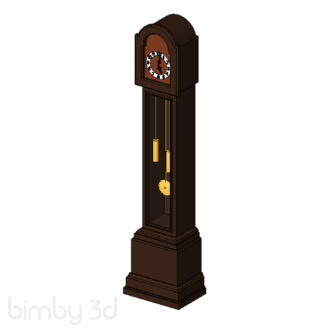 grandfather clock 5846