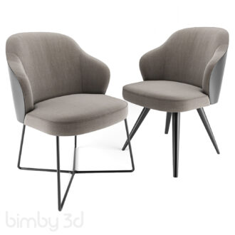 Leslie Dining Chairs Pair