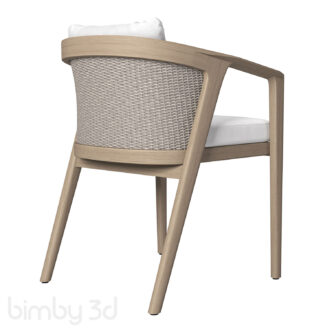 B Malta Teak Dining Armchair 2