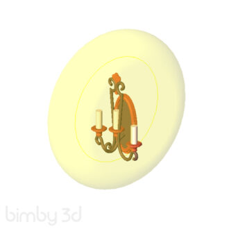 Sconce Wrought Iron 10309