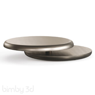B Cattelan Italia Yo Yo Brushed Bronze Coffee Table 2