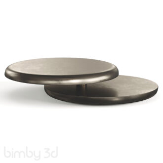 B Cattelan Italia Yo Yo Brushed Bronze Coffee Table 3