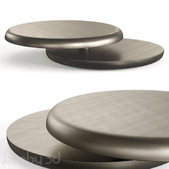 Cattelan Italia Yo Yo Brushed Bronze Coffee Table
