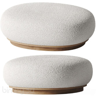 Emmanuelle Simon Split Ottoman